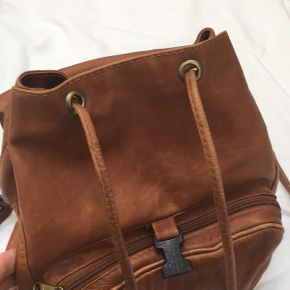 Unisex Leather Backpack - Picture 13 of 16